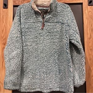 True Grit Women's Cozy Blue Teddy Jacket